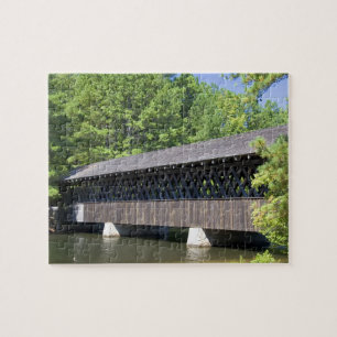 The Stone Mountain Covered Bridge at Stone Jigsaw Puzzle
