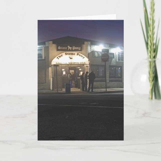 The Stone Pony Asbury Park Jersey Shore Card (Front)