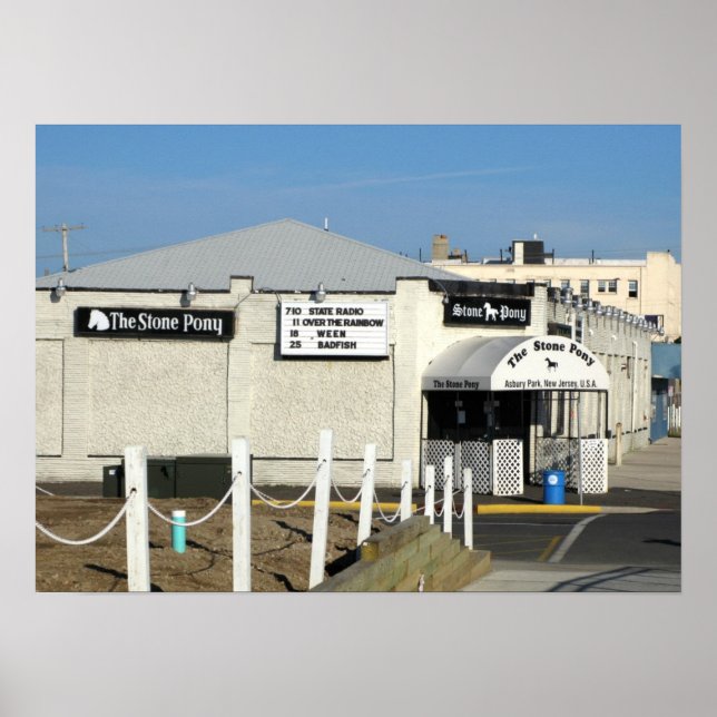 The Stone Pony in Asbury Park NJ Poster (Front)