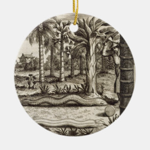 The Stone Snake, from 'China Illustrated' by Athan Ceramic Ornament