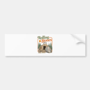 The Stone was Rolled Away He is Alive Bumper Sticker