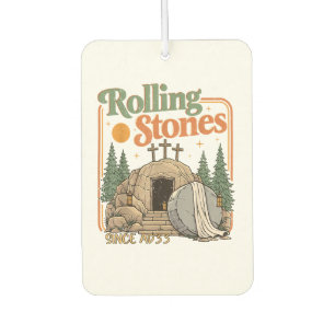 The Stone was Rolled Away He is Alive Car Air Freshener