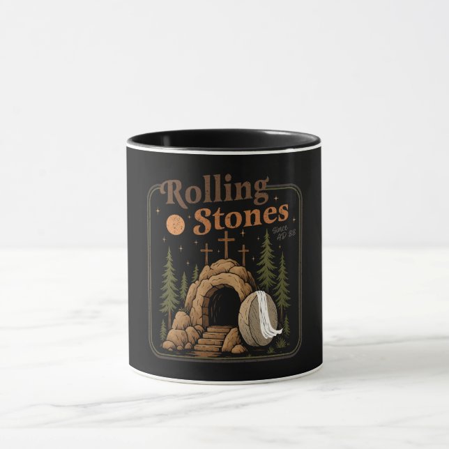 The Stone Was Rolled Away He Is Alive Easter Mug (Center)