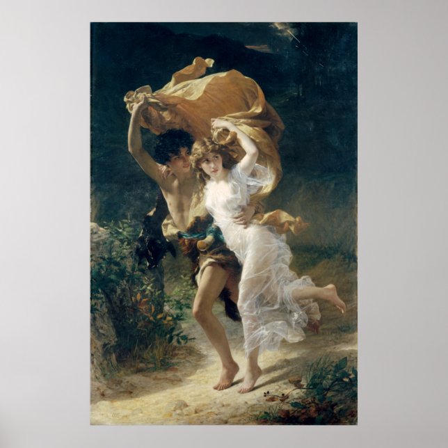 The Storm by Pierre Auguste Cot Poster (Front)