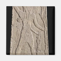 The storm-god Baal with a thunderbolt