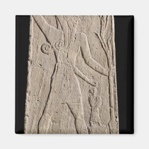 The storm-god Baal with a thunderbolt Magnet