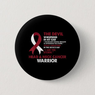 The Storm Light Blue Ribbon Prostate Cancer 6 Cm Round Badge