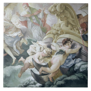 The Storm Miraculously Calmed on Contact with the Ceramic Tile