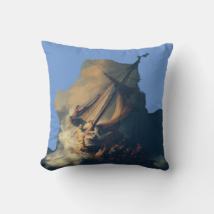 The Storm on the Sea of Galilee Cushion
