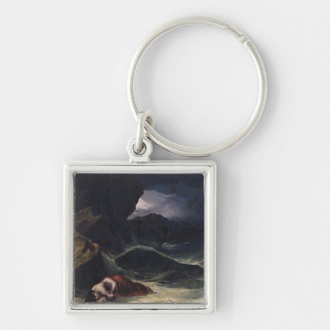 The Storm, or The Shipwreck Key Ring (Front)