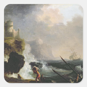 The Storm Square Sticker