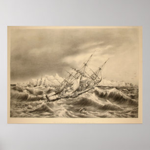 The Storm-Tossed Ship Poster