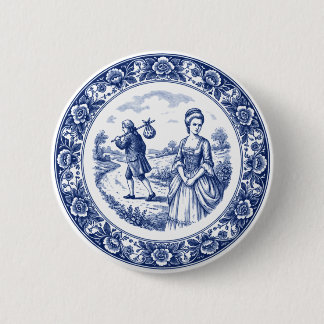 The Stormy Departure 6 Cm Round Badge