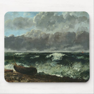 The Stormy Sea or, The Wave, 1870 Mouse Pad