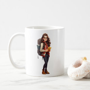 The Story Of a Girl With Glasses Coffee Mug