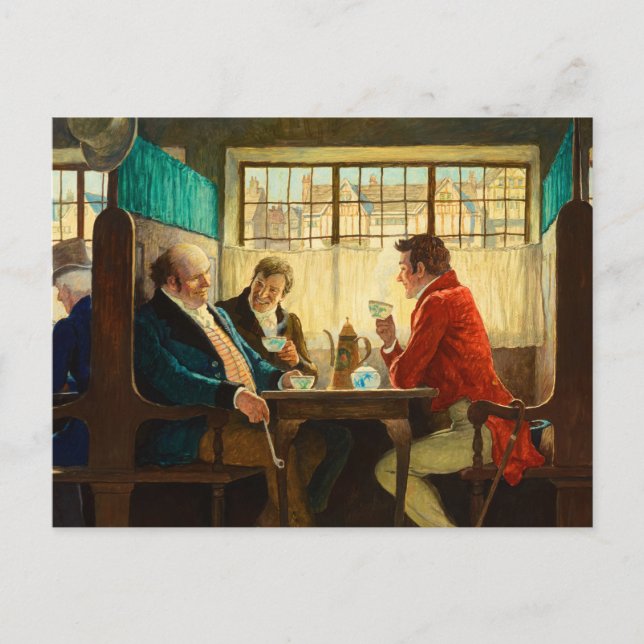 The Story of Coffee, 1940 by Newell Convers Wyeth Postcard (Front)