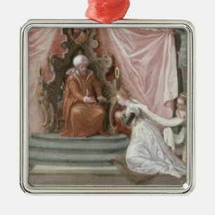 The Story of Esther Metal Ornament