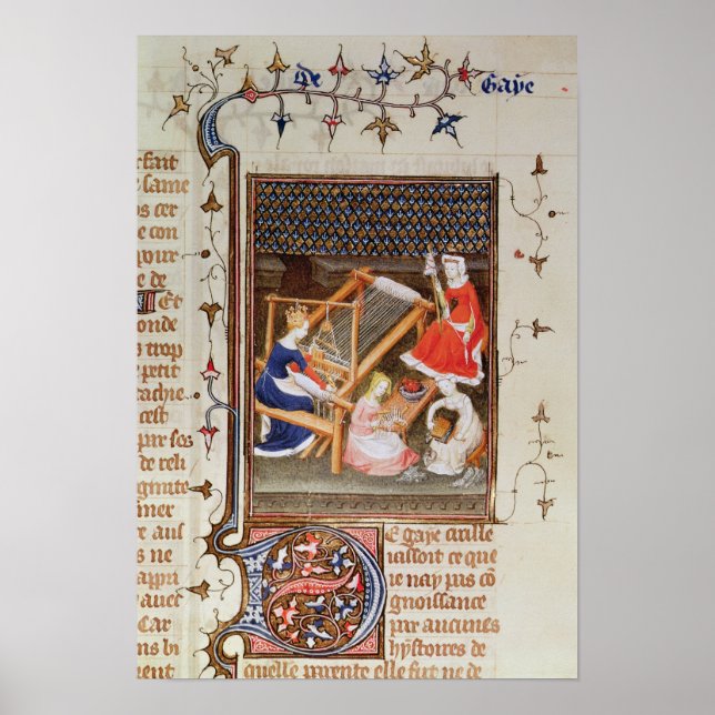 The Story of Gaia, from `De Claris Mulieribus' Poster (Front)