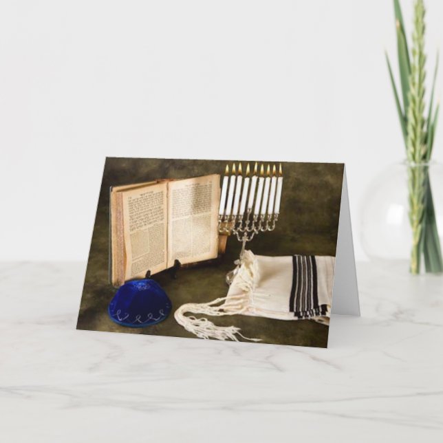 The Story of Hanukkah Holiday Card (Front)