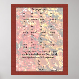 The Story of Hope - denise beverly Poster