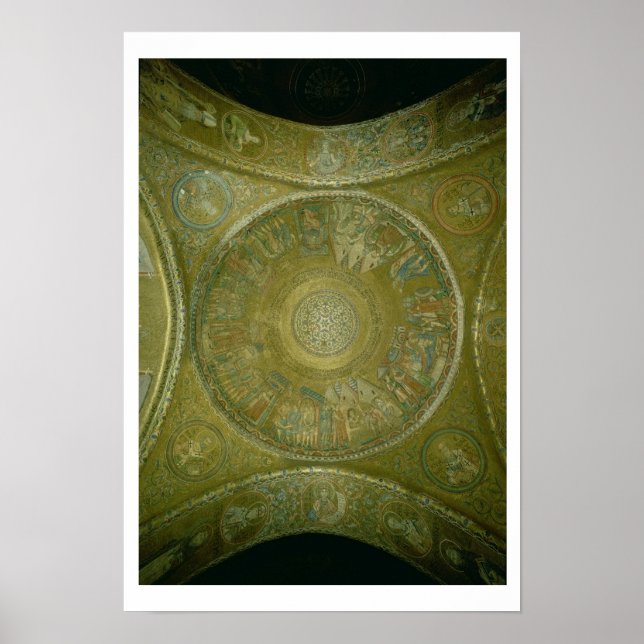 The Story of Joseph, mosaic from the 3rd Cupola in Poster (Front)