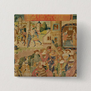 The Story of Perseus, 15th-16th century 15 Cm Square Badge