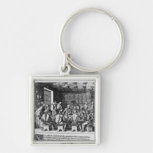 The Story of the Egg of Christopher Columbus Key Ring