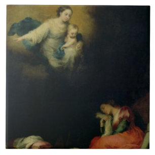 The Story of the Foundation of Santa Maria Maggior Tile