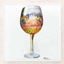 The story of wine glass coaster