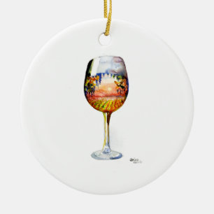 The story of wine magnet coffee mug ceramic ornament
