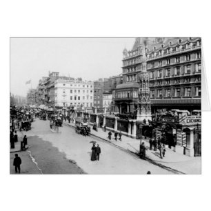 The Strand and Charing Cross Station, London