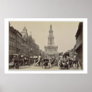 The Strand, c.1880 (sepia photo) Poster