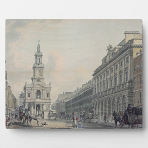 The Strand with Somerset House and St. Mary le Str Plaque