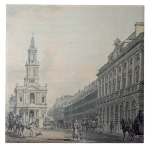 The Strand with Somerset House and St. Mary le Str Tile