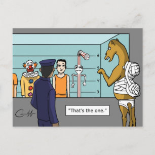 "The Straw" Postcard