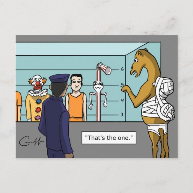 "The Straw" Postcard (Front)