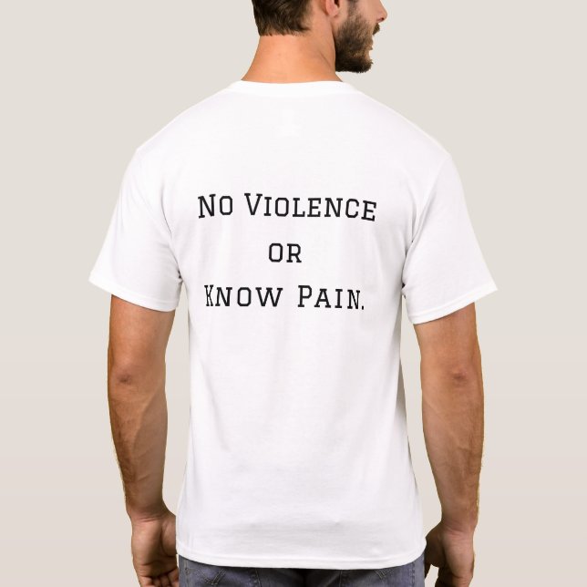 The Stray Dogs - No Violence tshirt (Back)