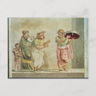 The Street Musicians, c.100 BC Postcard