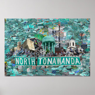 The Streets of North Tonawanda NY  Poster