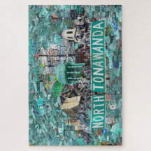 The Streets of North Tonawanda NY Puzzle 
