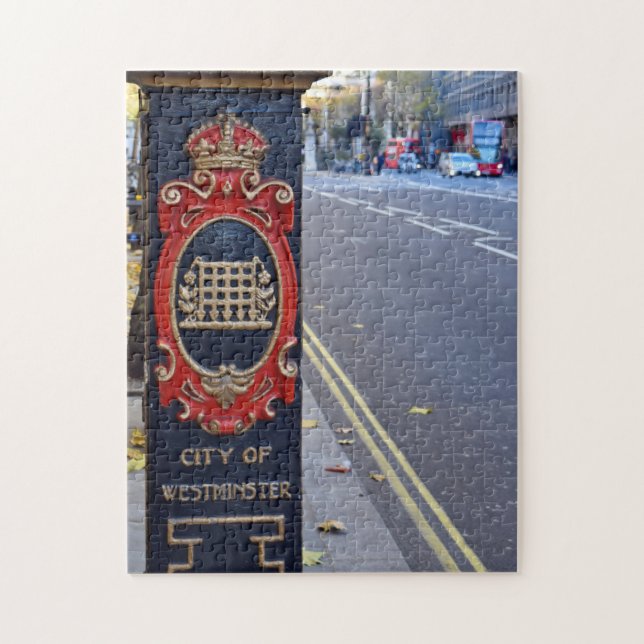 The Streets of Westminster  -  London Puzzler Jigsaw Puzzle (Vertical)