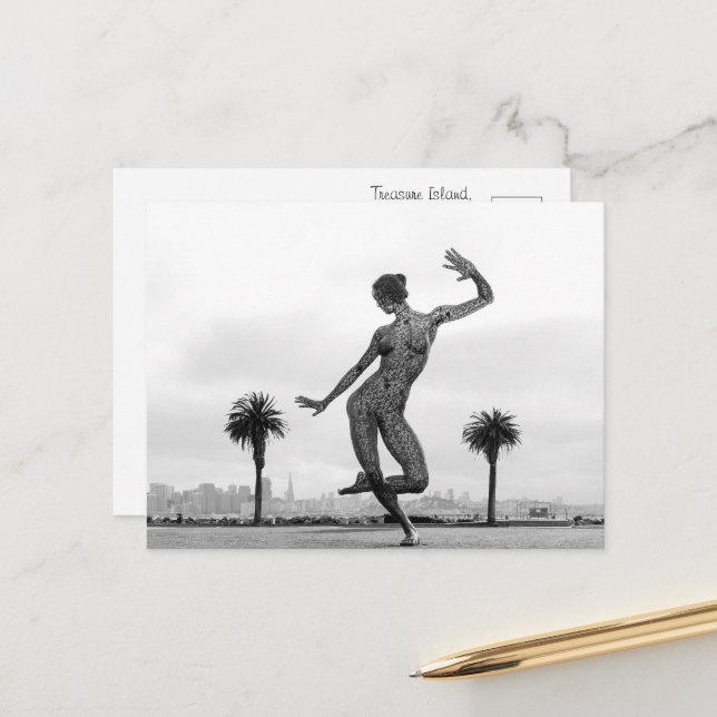 The Strength of a Women Postcard (Front/Back In Situ)