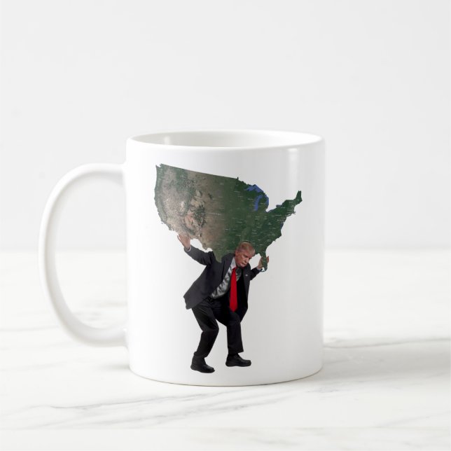 The Strength of Our President Coffee Mug (Left)