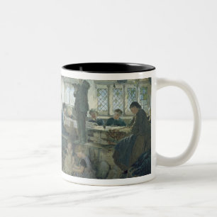 The Strict School Master, 1868 Two-Tone Coffee Mug