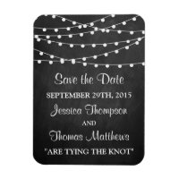 The String Lights On Chalkboard Wedding Collection