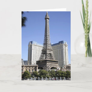 The Strip, Paris Las Vegas, Luxury Hotel Card