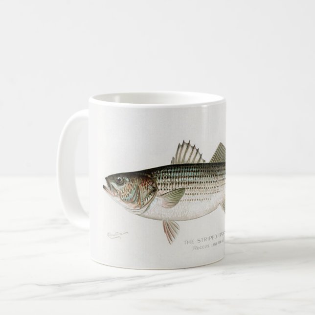 The Striped Bass Fisherman's Mug (Front Left)