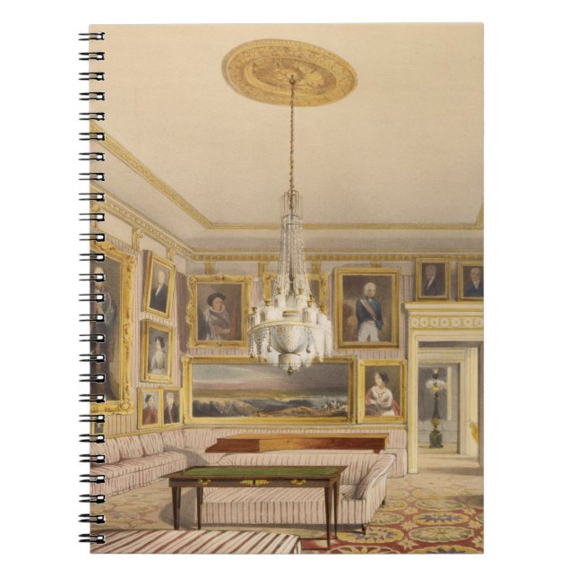 The Striped Drawing Room, Apsley House, 1853 (prin Notebook (Front)