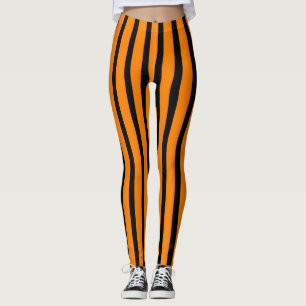The Stripes of Halloween Leggings