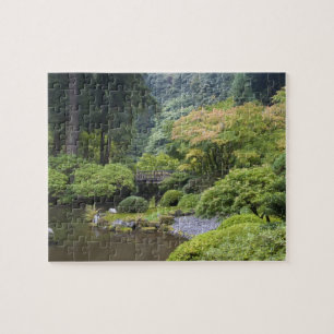 The Strolling Pond with Moon Bridge Jigsaw Puzzle